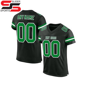 Uniforme de fútbol americano de llegada caliente 100% poliéster uniforme de fútbol americano ropa de equipo uniforme de fútbol americano - Product Image 5