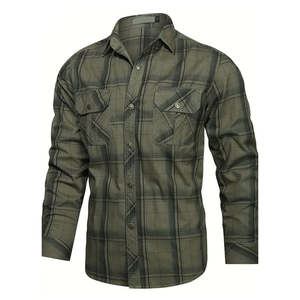 Camisa de franela clásica para hombre, ropa informal más vendida para producto superior de primavera con servicio OEM, diferentes estilos disponibles - Product Image 6