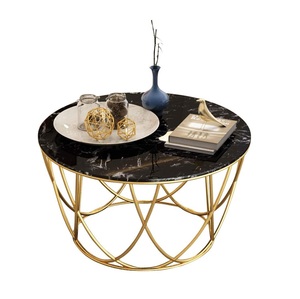 Premium fabriqué à la main en acier inoxydable plaqué or Art déco printemps Table basse Durable intérieur/extérieur utilisation créative décoration de la maison - Product Image 3