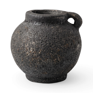 Mini Jarrón de Cerámica de Barro, Kendi Kuping Jemblung, Terracota - Product Image 1