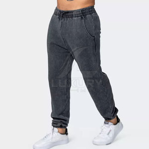 Premium Quality Acid Wash <b>Trouser</b> Mid Casual 100% Cotton Lightweight Customized Team Logo Top Selling <b>Trousers</b> for Online Sale - Product Image 3