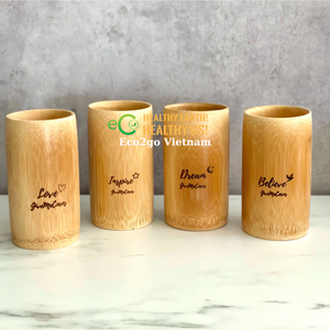 SALE HANDMADE 2025! ECO-FRIENDLY <b>BAMBOO</b> <b>CUPS</b>/ <b>BAMBOO</b> REUSABLE <b>COFFEE</b> <b>CUPS</b> LOGO CUSTOMIZED FROM ECO2GO VIET NAM - Product Image 2