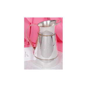 Newly Luxury Style Popular Silver Plated Jug Kitchen Accessories Handmade Tabletop Pitchers for Dining <b>Table</b> - Product Image 6