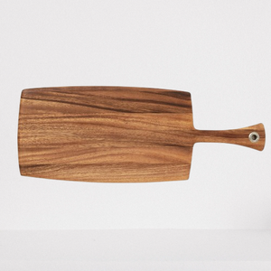 Élégante planche à découper en bois de teck haut de gamme Conception en émail durable Écologique Passe au lave-vaisselle pour les fruits commerciaux à la maison - Product Image 2