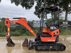 Mini-excavatrice Kubota K008-5 d'occasion la plus vendue, à bras court, diesel, avec hydraulique auxiliaire, à vendre - Product Image 3