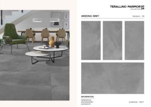 Azulejos de cerámica de mármol Terallion Premium de 600x1200, formato grande, efecto mármol, para paredes de edificios comerciales y proyectos hoteleros. - Product Image 4