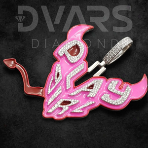 Collar de Joyería Hip Hop Personalizado, Colgante de Lujo con Diamantes VVS Cultivados en Laboratorio, Chapado en Oro sobre Plata de Ley 925, Cadena para Fiestas - Product Image 4