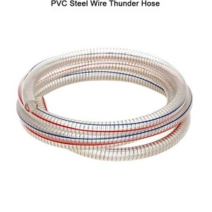 BAS quantité minimale de commande acide résistant à l'huile PVC transparent spirale fil d'acier renforcé tuyau tuyau fil d'acier ressort tuyau - Product Image 3