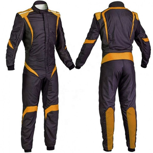 Traje de carreras con logotipo personalizado de alta calidad para hombres transpirable de talla grande diseño Popular para Karting motocicleta Auto Racing Wear - Product Image 1