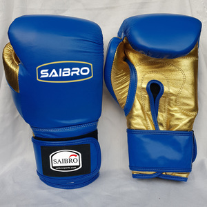 Vente chaude Muay Thai Compétition Gants D'entraînement Réglable Dragonne Gants De Poinçonnage En Cuir Synthétique Poignées - Product Image 4