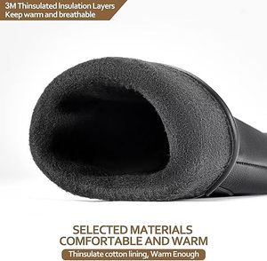 Guantes de cuero cálidos para conducir para hombres-Equipo DE SEGURIDAD Transpirable y resistente al desgarro Protección de invierno flexible - Product Image 2