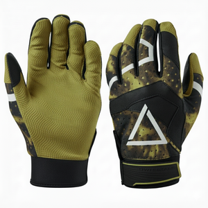 Gants de frappe de baseball unisexes, prix de gros personnalisé, en vrac, antidérapants, respirants, élégants, gants de frappe de softball - Product Image 1
