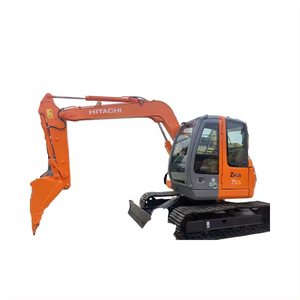 Excavatrice sur chenilles d'occasion Zaxis 75US 7Tonnes haute efficacité moteur Performance d'origine Hitachi ZX75/ZX70 d'occasion bon marché - Product Image 1