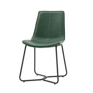 เก้าอี้รับประทานอาหารหนังบัฟฟาโลโครงโลหะ |   ที่นั่งร้านอาหารสไตล์อินดัสเทรียล ดีไซน์ทันสมัยแบบมินิมอล |   น้ำหนักเบา เป็นมิตรกับสิ่งแวดล้อม B2B - Product Image 1