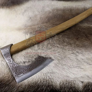 Handmade Industrial Grade Viking Tomahawk <b>Axe</b> Head Natural Wood Handle Custom Carbon Steel Outdoor <b>Camping</b> Hunting Survival - Product Image 5
