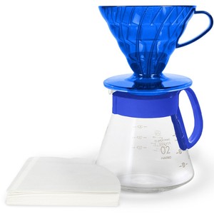 Filtre à café en verre bleu pour HARIO taille 02 - Product Image 1