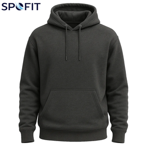Sweat à capuche décontracté pour homme, 100 % coton, avec logo personnalisé, coupe classique, pour l'hiver, vente en gros, pour garçons - Product Image 1
