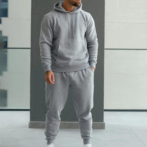 Ensemble survêtement homme personnalisé avec pantalon de jogging et veste, design à panneaux contrastés, approvisionnement en gros - Product Image 2