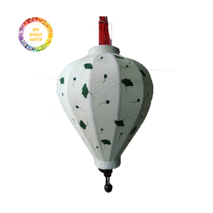 Lanternes en soie OEM Design personnalisé avec cadre en bambou pour les mariages à thème de lanternes asiatiques fabriqués au Vietnam - Product Image 5