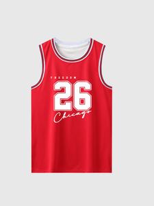 Camiseta Deportiva de Verano para Hombre, Cuello Redondo, Sin Mangas, Transpirable, de Secado Rápido, Chaleco de Baloncesto, para Correr, Entrenar y Maratón - Product Image 5