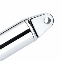 Embout à œil en acier inoxydable 316 pour bimini top, raccord de capuchon coulissant pour tube de bâche marine, connecteur d'extrémité de tube de bâche de yacht