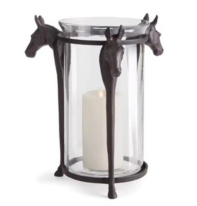 Candelabro de Metal con Acabado Antiguo para Decoración del Hogar, Adorno Decorativo Hecho a Mano para Mesa, India - Product Image 4