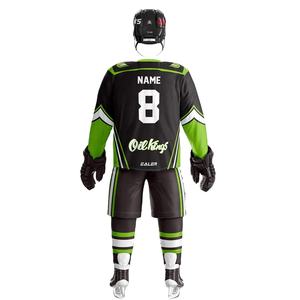 Uniforme de Hockey sobre Hielo 100% Poliéster, Servicio OEM, Uniforme de Jersey Transpirable Elástico en Cuatro Direcciones Hecho a Medida - Product Image 2