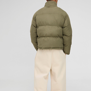 Chaqueta de Invierno 2025 para Hombre, Personalizada OEM, de Alta Calidad, de Lona, con Cuello Alto, Cierre de Cremallera, Informal, Impermeable y Transpirable - Product Image 6