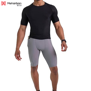 Short Tudo Vale Vente en gros Ceinture de soutien élastique en polyester Bande de nylon à l'entrejambe Short Tudo de couleur noire avec impression par sublimation - Product Image 5