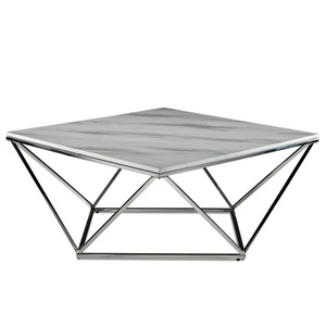 Mesa de centro rectangular de Venta caliente con parte superior de mármol, decoración de suelo de comedor de oficina, muebles, mesas de centro con parte superior de mármol - Product Image 1