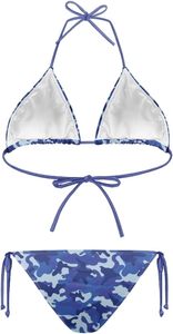 Ensemble de bikini pour femmes de haute qualité haut anti-rides tendance Logo personnalisable sur le devant directement du fabricant - Product Image 2