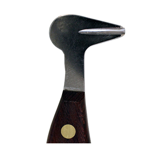 Durable Precision Hoof Buffer with Black Polished Wooden Handle Veterinary Horse Care Tool for Livestock Maintenance - Product Image 4