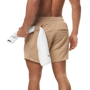 Hot Selling Custom <b>Men's</b> Gym Fitness Sportswear <b>Shorts</b> Summer Spring Outdoor Training Active Wear with Solid Pattern - Product Image 3