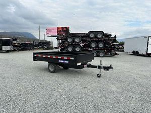 Remolque Utilitario Ligero de Acero CE de Alta Operatividad para Granja, Mini Remolque de Volteo de 4.5x8, 2990 lb de Peso Bruto Vehicular - Product Image 2