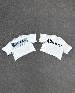 เสื้อยืดแขนสั้นผู้ชายแฟชั่นลำลองใหม่ ผ้าฝ้าย 100% ทอแบบวินเทจ พิมพ์ลายตามสั่ง ทรงหลวม สไตล์ไฮสตรีท - Product Image 6