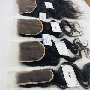 Fournisseur chaud 100% HD Dentelle Fermeture Frontale 2x4 à 13x6 Cheveux Frontaux Extensions Humaines Vietnamiennes Tissage de Cheveux Humains Bruts - Product Image 3