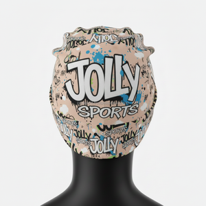 Gorro de Punto para Mujer, Tejido Suave de Poliéster y Elastano, Multicolor, Graffiti, Logotipo Personalizado por Sublimación, Ajuste Elástico, Gorro de Jacquard - Product Image 2