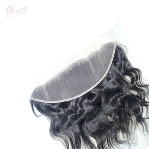 Vente en gros 100% Fermeture en dentelle Frontal vierge brut ondulé 13x6 Cheveux frontaux - Product Image 3