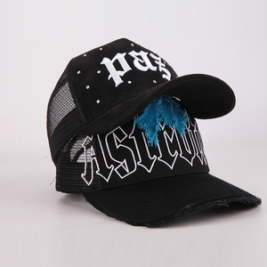 Prince, venta al por mayor, logotipo personalizado, 6 paneles, hombres, lavado en blanco, sin estructura, perfil bajo, sombrero de papá, 100% algodón, gorra de béisbol Vintage lisa - Product Image 2