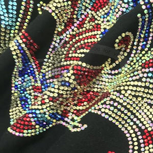 Sudadera de Forro Polar Impermeable con Pedrería de Diseño Personalizado para Hombre y Mujer, Ropa Urbana Brillante, Fabricante OEM ODM - Product Image 6