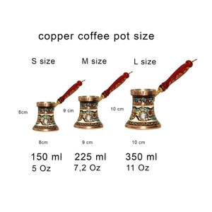 Quemador de Café Turco de Cobre Sólido con Diseño Único, Taza de Café, Vajilla, Decoración de Mesa para el Hogar, Cocina, Restaurante, Hotel, Fiesta - Product Image 4