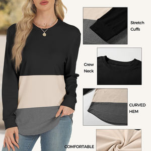 เสื้อสเวตเตอร์เนื้อนุ่มลายนูนขนาดใหญ่สีพื้นลำลอง, สตรีทแวร์, ไหล่ตก, ตัวเลข, ระบายอากาศได้ดี, เป็นมิตรกับสิ่งแวดล้อม, เสื้อฮู้ด, ถัก - Product Image 2