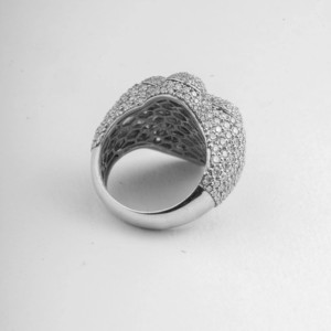 Cross Lab-Grown Diamond Yellow Gold Hip Hop Ring Statement Collection Classic Style /IGI Certified for Wedding Anniversary - Product Image 3