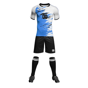 Maillot de football à manches courtes et short d'entraînement pour hommes uniformes de football OEM personnalisables pour enfants uniforme de football personnalisé - Product Image 3