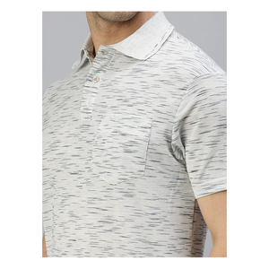 Tela de Poliéster y Algodón de Alta Calidad para Camisas de Hombre, Manga Corta, Logotipo Personalizado, Impresión Digital Sólida, Estilo Tejido - Product Image 4