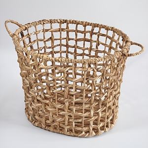 Paniers en jacinthe d'eau pour le rangement et l'organisation du linge, disponibles en différentes tailles, vente en gros - Product Image 5