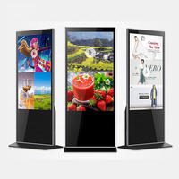 Écran d'affichage publicitaire LED LCD tactile capacitif vertical Full HD de 43, 75 et 85 pouces avec indice de protection IP65 pour utilisation en ascenseur