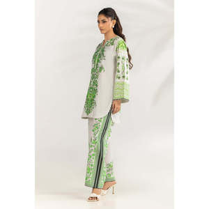 Ensemble décontracté en coton et viscose imprimé IPST-77160 en tissu crêpe pour le printemps/été - Product Image 1