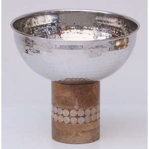 Juego de 3 cuencos redondos para servir chocolate, cuencos de chocolate de metal martillado para el hogar, organizador de cocina, cuencos para servir dulces de chocolate - Product Image 2