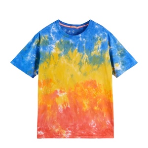 Wholesale Spiral <b>Tie</b> Dye T Shirt 100% Cotton Custom Logo Oversized Streetwear Casual Unisex Tee Shirt - Product Image 1